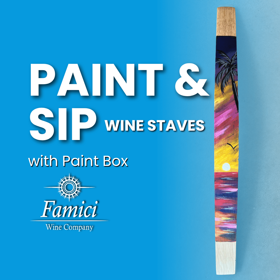 Paint & Sip Wine Staves